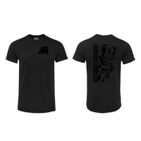LARGE - Men's Black on Black T-Shirt