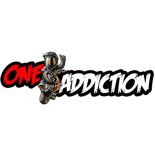 One Addiction 600mm Long Sticker